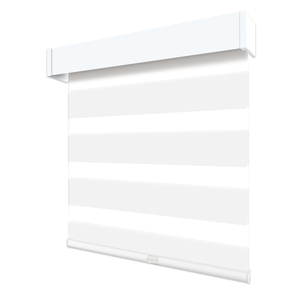 OEM Tùy Chỉnh Hai Lớp Ngày Và Đêm Của Nhãn Hiệu Mùa Xuân Hệ Thống Không Dây Ngựa Vằn Rèm Cho Cửa Sổ Văn Phòng Khách Sạn Phòng Khách - Product Image 1