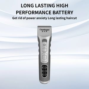 Pas encore d'avis Titanium Blade Cordless Metal Professional Rechargeable Hair Men Hair Trimmer - Product Image 4