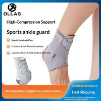 Attelle de cheville de sport à sangle, enveloppe de compression élastique pour le soutien du pied, protection de la cheville, basketball, course à pied, fitness, polyester