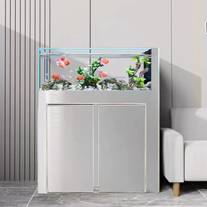 ตัวกรองตู้ปลาขนาดเล็กทำจากแก้วสีขาวพิเศษพร้อมตู้ด้านล่างอุปกรณ์สำหรับตู้ปลา - Product Image 5