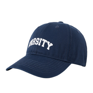 Casquette de baseball universitaire en coton unisexe, casquette à visière, protection solaire, respirante, pliable, couleur unie, avec logo - Product Image 1