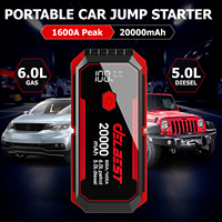 Jump Starter Portabel 800A, Pengisi Daya Darurat Mobil dengan Output USB Ganda Cepat
