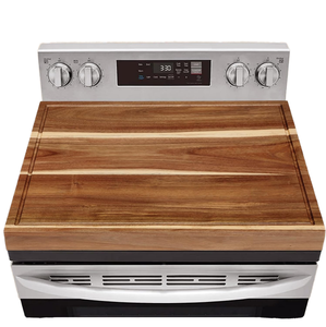 Tabla Redonda de Madera de Fresno para Servir Pizza con Asa y Ranura, Grano Natural, HORECA, OEM, Personalizada, Vietnam - Product Image 1