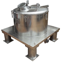 Extracteur de solvant de grande capacité Séparateur de solides liquides Filtre Machine centrifuge à éthanol Centrifugeuse à plaque plate