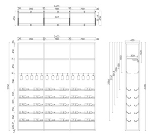 Estante para Vinos de Lujo ZYTH, Blanco, Abierto, con Luz LED, para Colección de Vinos y Decoración de Bar en Casa - Product Image 6