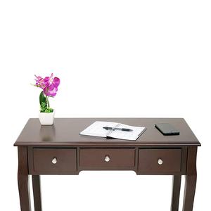 <span class=keywords><strong>Coiffeuse</strong></span> marron <span class=keywords><strong>avec</strong></span> <span class=keywords><strong>tabouret</strong></span> <span class=keywords><strong>et</strong></span> lumières <span class=keywords><strong>LED</strong></span>, 5 tiroirs <span class=keywords><strong>et</strong></span> commode à miroir, Table de maquillage, de couleur blanche - Product Image 4