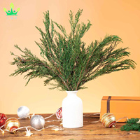 Préservé Vraies Feuilles De Pin Branches Plantes De Verdure Naturelle Brindilles De Pin Tiges Aiguille Evergreen Pick pour Guirlande Guirlande Décor De Noël