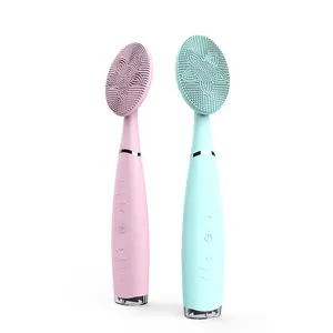 Sonic Face Massager IPX6 Face Deep Cleaning Vibration Skin Care Handle Special Personal Care Silicone Facial Cleansing Brush