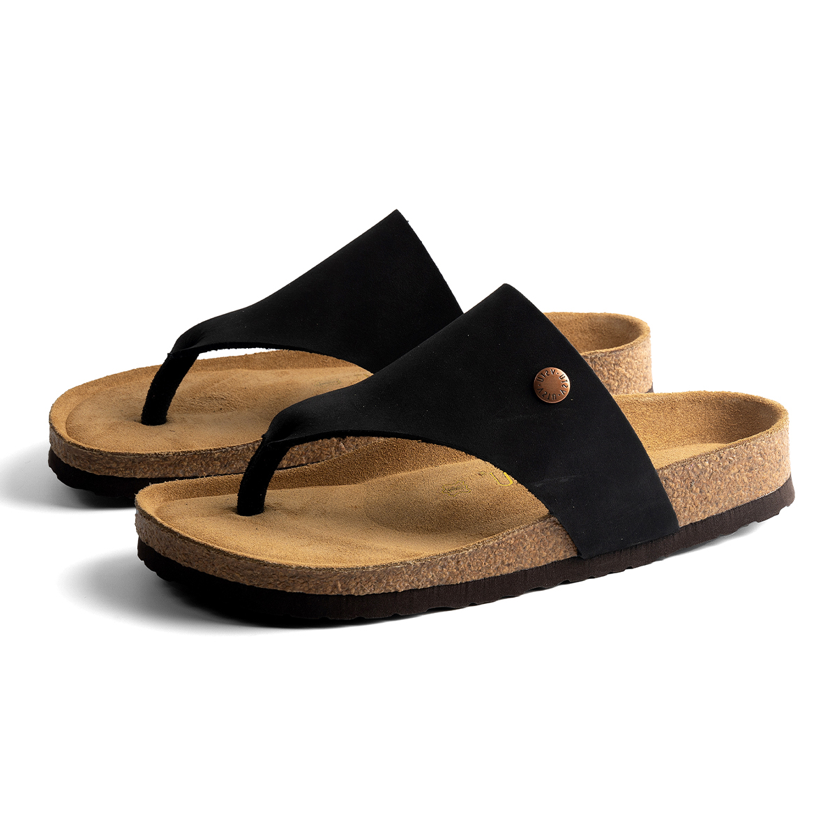Black Genuine Leather