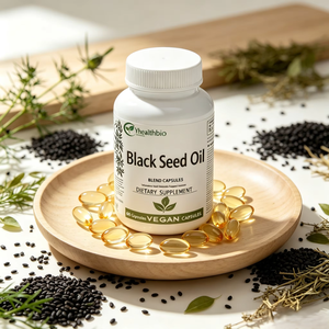 Cápsulas de Aceite de Semilla Negra a Granel de Fábrica, Cápsulas Vegetarianas HPMC <span class=keywords><strong>y</strong></span> de Gelatina Opcionales, Productos a Granel <span class=keywords><strong>y</strong></span> Embotellados Disponibles - Product Image 1