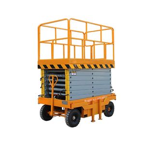 Plateforme élévatrice à ciseaux hydraulique automotrice SAGA FIRST entièrement automatique pour travaux aériens extérieurs - Product Image 3