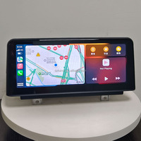 Aksesoris Mobil Layar QLED Android GPS Navigasi Radio Stereo Carplay untuk BMW Seri 1 F20 F21 Layar Sentuh