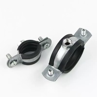 Colliers de serrage filetés en PVC métallique pour supports Ender 3, clips demi-tube, vis métriques angulaires, écrous de réglage manuel, colliers à goupille