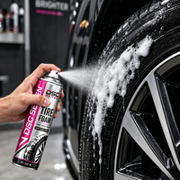 Spray de mousse pour pneus en gros sous marque privée 650ml pour lavage automobile professionnel et detailing auto