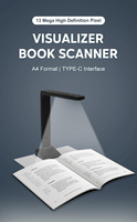 Scanner de documents à capteur CMOS 16 MP, visualiseur numérique OEM, présentateur, mise au point automatique, A3, équipement éducatif, USB, plastique, école