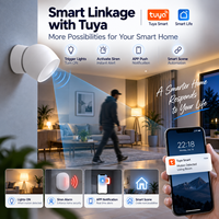 Détecteur de mouvement PIR sans fil Tuya Zigbee LH-961ZB pour système d'alarme d'automatisation de sécurité domestique intelligent