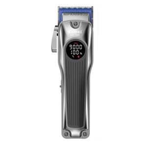 Kemei Electric <b>Hair</b> <b>Clipper</b> Km 1699 With Lcd Display Brushless Motor Metal Body Usb Rechargeable Professional <b>Hair</b> Trimmer - Product Image 1