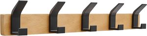 Ganchos de Pared Modernos de Madera Maciza con Diseño Multifuncional para Entrada, Vestíbulo, Armario, Baño, Tienda de Ropa - Product Image 4