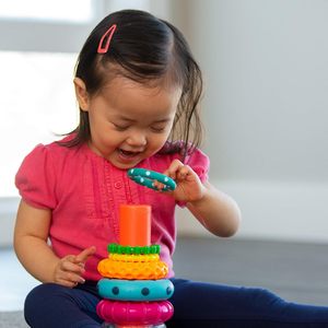 Piles de cercles empilables anneau <span class=keywords><strong>STEM</strong></span> jouet d'apprentissage <span class=keywords><strong>Multi</strong></span> cercles colorés jouets éducatifs pour enfants 9-en-1 ensemble - Product Image 5
