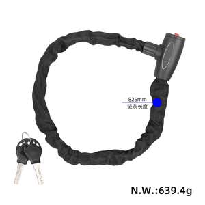Cadena de Seguridad Antirrobo con 2 Llaves para Bicicleta de Montaña y Carretera, Accesorios de Seguridad para Ciclismo al Aire Libre - Product Image 3