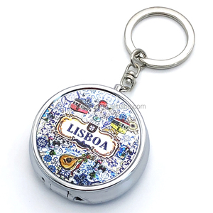 Porte-clés <span class=keywords><strong>pilulier</strong></span> vierge en métal, idéal pour la promotion et les souvenirs, directement du fabricant, pour pharmacies et cadeaux de voyage - Product Image 4