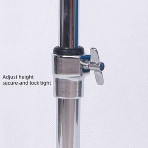 Support de cymbale droit réglable en hauteur et en angle pour batterie, support de cymbale pour pédale de grosse caisse - Product Image 4