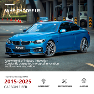 Alerón Delantero KARBEL Estilo Kb de Fibra de Carbono Seca en Negro Brillante para <span class=keywords><strong>BMW</strong></span> Serie 4 -F32/F33 430I 435i <span class=keywords><strong>440i</strong></span> (2014-2020) - Product Image 6