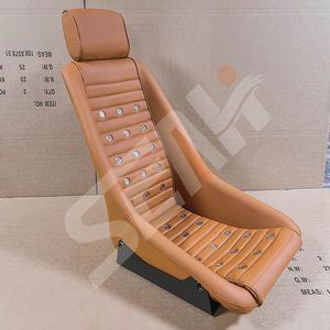 WZSEAHI коричневые автомобильные сиденья ПВХ гоночный автомобиль Ковш Сиденья для японских классических автомобильных сидений - Product Image 4