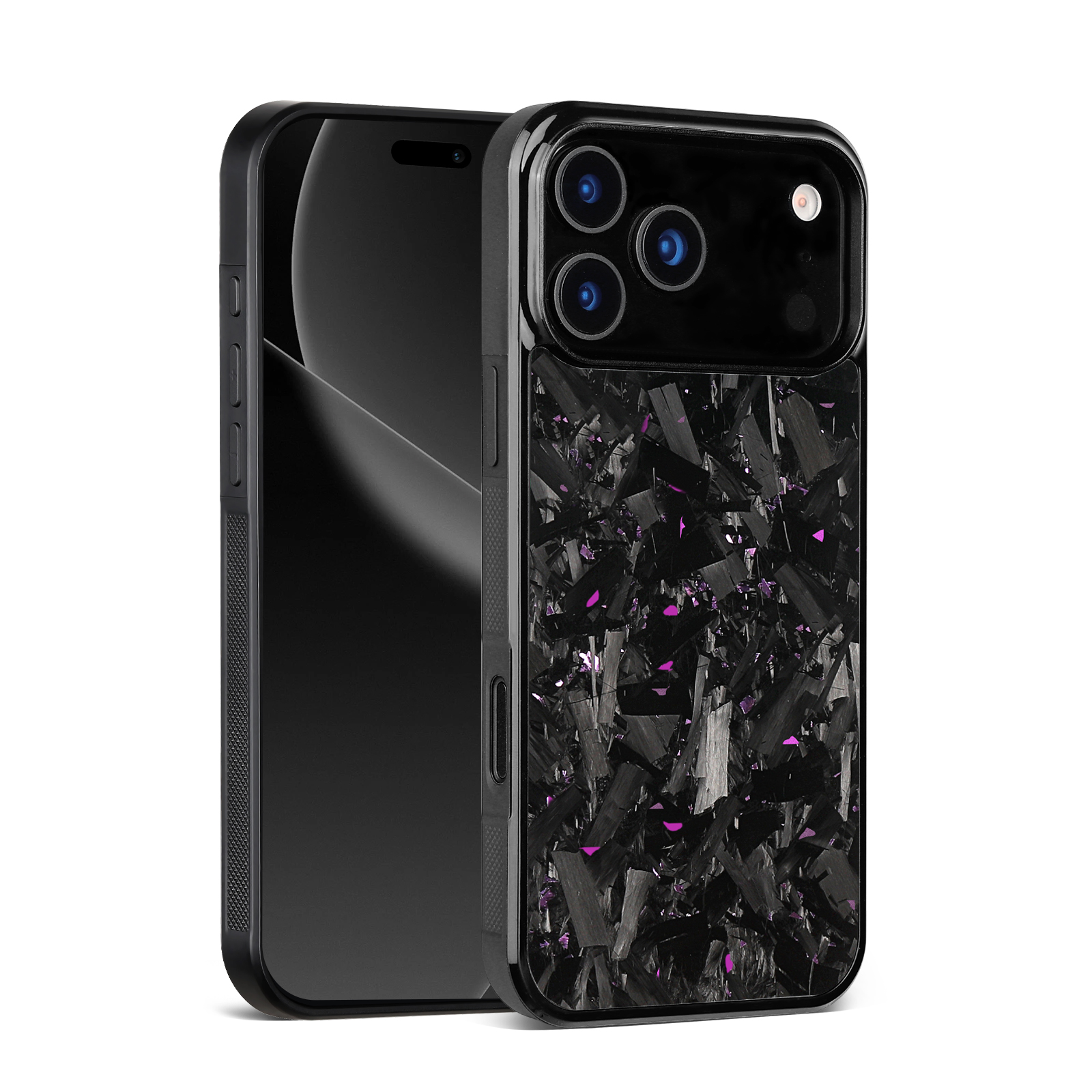 Purple forged carbon fiber