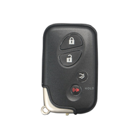 Housse de clé de voiture Lexus 3 boutons/3+1 boutons, housse de clé intelligente avec logo, housse de clé de voiture à distance