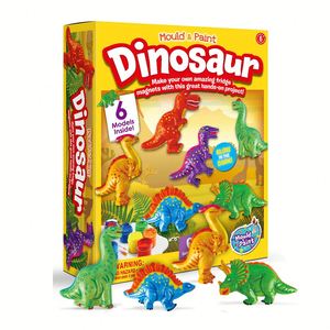 Boy Gift Diy Fridge Sticker Painted 3D Dinosaur Drawing Toys Coloring <b>Plaster</b> <b>Set</b> - Product Image 1