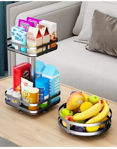 Moderno Portaspezie Girevole Multifunzione a 1/2/3 Ripiani Regolabile in <span class=keywords><strong>Acciaio</strong></span> al Carbonio per <span class=keywords><strong>Cucina</strong></span> - Product Image 6