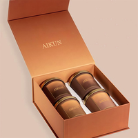 AIKUN-Velas perfumadas de cera de soja con plantas naturales, velas de regalo personalizadas con etiqueta privada para decoración navideña, juego de velas de regalo para yoga y vigilia