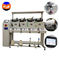Venta al por mayor 2 /4/6/8/12 husillos de hilo de cono automático máquina de rebobinado para tela textil