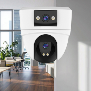 Độ Nét Cao 360 Độ Không Dây <span class=keywords><strong>Wifi</strong></span> Nhà Máy Ảnh Dual-Ống Kính Với Điều Khiển Từ Xa Thông Qua Điện Thoại Di Động Điện Thoại PTZ - Product Image 5