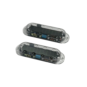 Feu de signalisation de sécurité solaire pour camions, fourgonnettes et remorques, feu clignotant solaire, feu de signalisation routière à LED - Product Image 1