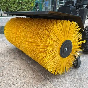 Máquina Quitanieves Pequeña de Empuje Manual a Gasolina, Cepillo Rodante para Barrido de Nieve en Carreteras y Caminos, para Uso Municipal y Ambiental - Product Image 4