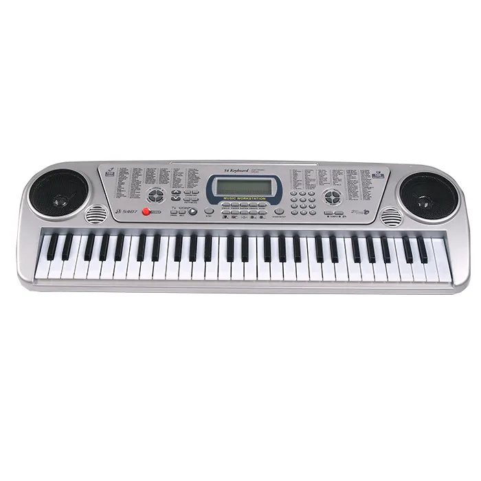 Keyboard Piano Elektrik Portabel 54 Nada, Instrumen Musik Organ Elektronik