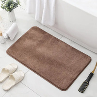 Personnalisé Moderne Simplicité Couleur Unie Absorbant l'Eau Antidérapant Cuisine Salle De Bains Tapis De Bain Pour Sol