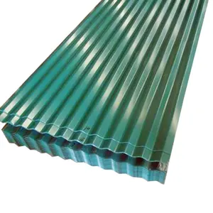 Aluminium persegi panjang alu-seng baja bergelombang galvanis logam atap lembaran tole harga per ton jinan untuk rumah