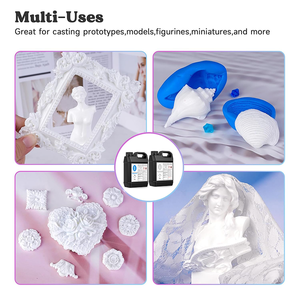 Customizable Fast Cure 1A:1B Polyurethane <strong>Resin</strong> White Liquid Casting <strong>Resin</strong> For Prototype Models Decorative Jewelry Casting - Product Image 6