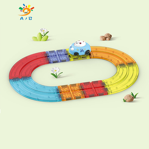 AJB Simpatico Regalo Educativo per Bambini Pista Magnetica con Animali Personaggi dei Cartoni Animati Auto Elettriche Giocattolo per Bambini - Product Image 5