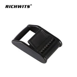 25mm 304 Stainless Steel Black Treated Webbing <b>Buckle</b> Locking Binding Strap Fastener for Bags Head Tightening Device - Product Image 4