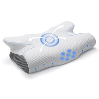HNOS Cervic OEM ODM China Großhandel Modernes Ergonomisches Orthopädisches Funktionskissen aus Memory-Schaum für Nackenschmerzen beim Schlafen