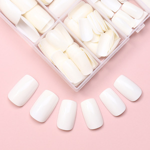 120 unids/caja acrílico francés blanco <span class=keywords><strong>uñas</strong></span> postizas <span class=keywords><strong>punta</strong></span> cuadrada Artificial <span class=keywords><strong>uñas</strong></span> postizas Gel suave puede ser extraíble mezcla corta prensa en las <span class=keywords><strong>uñas</strong></span> - Product Image 3