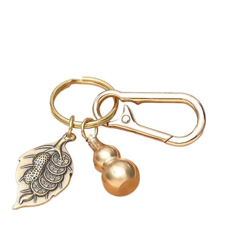 ตะขอแขวนใบมะระหลากสี - เสริมโชคลาภ [ชาด 3 กรัม]