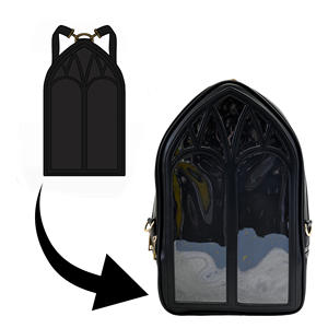 Nouveau sac personnalisé Lovely <span class=keywords><strong>Ita</strong></span> sacs à dos en forme de cercueil sac à main en cuir pu <span class=keywords><strong>rose</strong></span> blanc pur pour la décoration de mode - Product Image 2