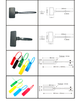13.56Mhz Programmable RFID Carte Inviolable 424 ADN SLIXL Étanche ABS Étiquette Zip Smart Cable Tie Tracking Seal Chip NFC Tag