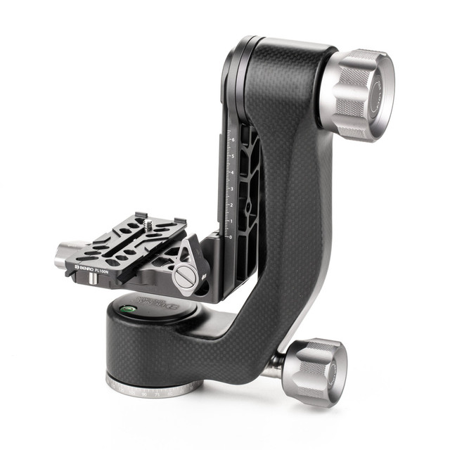 Free Shipping Carbon Fiber Panoramic Tripod Head Mini High Quality 360 Degree Shot Gimbal Fast Track Gimbal Tripod Head