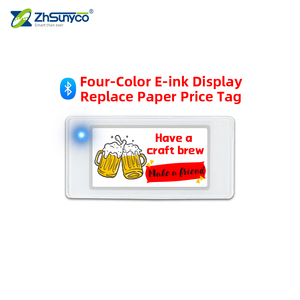 Etiqueta de Precio Electrónica de Tinta Electrónica BLE de 2.13 Pulgadas, Etiqueta de Estante Electrónica con Actualización Dinámica e <span class=keywords><strong>Información</strong></span> en Tiempo Real, Etiquetas de Precio Digitales de Cuatro Colores - Product Image 4